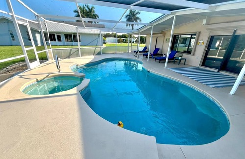 Fort Myers House | Charming 3-BR North Fort Myers Home with Pool, Sleeps 9 - Perfect for Relaxation
