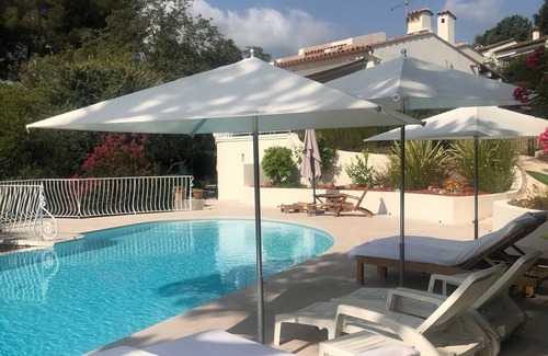 Mandelieu-La-Napoule Villa | Charming 3-bedroom villa with infinity pool, sea view and quiet location