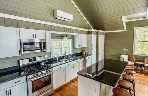 Northport House | Charming 4-bedroom Year Around Coastal Retreat near Camden with new firepit area