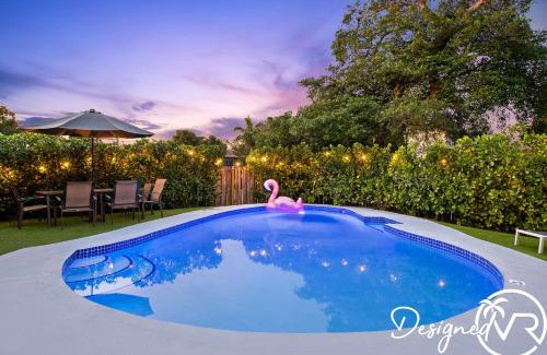 Dania Beach House | Charming 4BR Home w Private Pool
