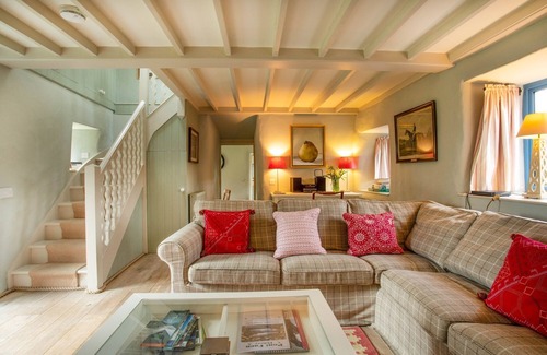 Pentrefelin Cottage | Charming 5* Split Level Three Bedroom Cottage with Large Gardens and Sea Views