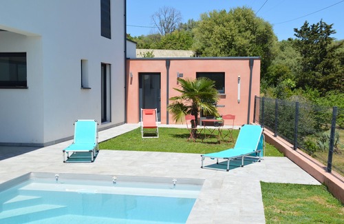 Furiani Apartment | Charming apartment with sea and mountain views, close to the beach
