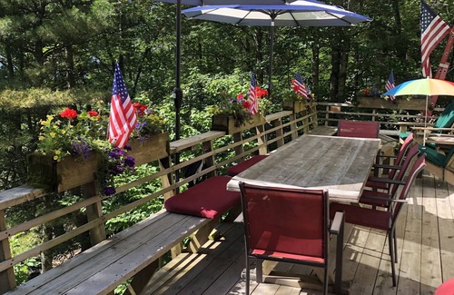 Pentwater House | Charming, beach house close to town on dune with fabulous view of Lake Michigan