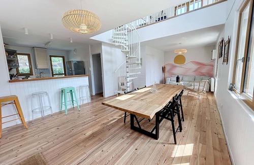 Jullouville House | Charming Beachside Holiday Home with Garden, Wi-Fi, Near Sailing School