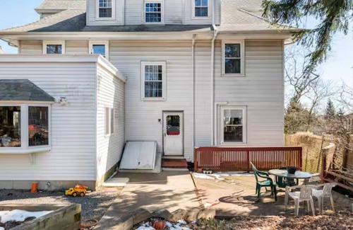 Aspinwall Hill House | Charming bedroom in Victorian house in cool Brookline with WiFi