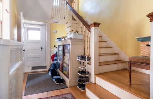Aspinwall Hill House | Charming bedroom in Victorian house in cool Brookline with WiFi