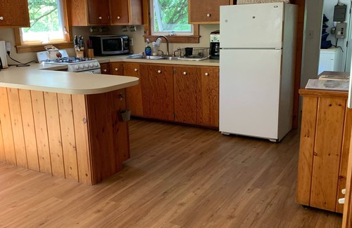 Mayfield Cabin | Charming Boardman Riverfront Cabin 2 Bedroom 1 bath