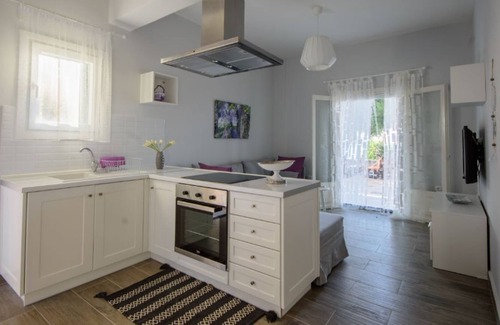 Apraos Apartment | Charming bright apartment near the sea, private terrace!