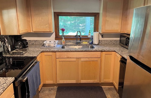 Denmark House | Charming Cabin, Lake Access! Backyard Bubbling Brook. Pets Welcome!