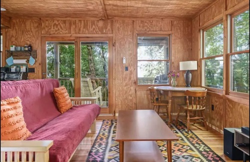 Chimney Rock Cabin | Charming Cabin with Hot Tub, Mtn Views, and Fire Pit! DISCOUNTED RATES