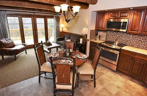 Seven Springs Ski Chalet | Charming Chalet Escape | Ski-In Fun + Private Deck