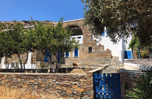 Kanala House | Charming cottage in marvelous Great Sand Beach, Kanala Kythnou with AC, WiFi
