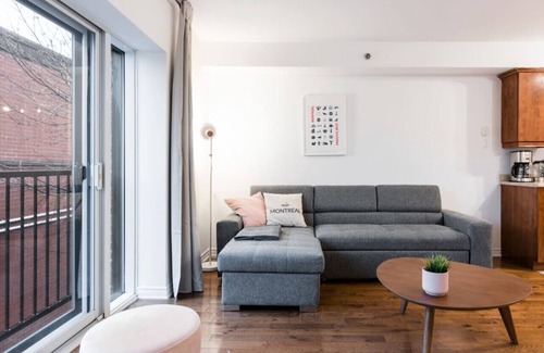 Hochelaga Apartment | Charming & Cozy Loft with Rooftop Access & AC