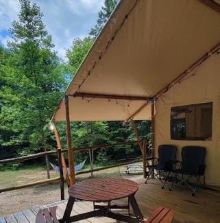 Lenoir Other | Charming enclave Luxury tent in the woods Tent 3 Bambi's playground