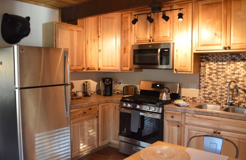 Whispering Forest Cabin | Charming Gambrel Cabin, Renovated, View Deck w/firepit, BBQ, large lot, peaceful