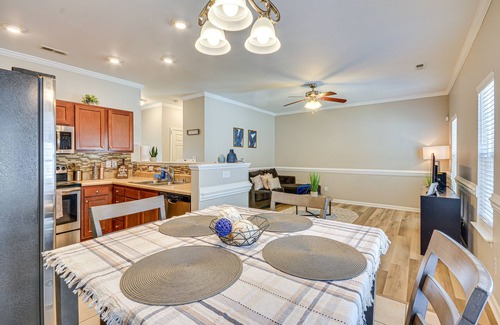 Greensboro House | Charming Greensboro Townhouse with Back Patio!