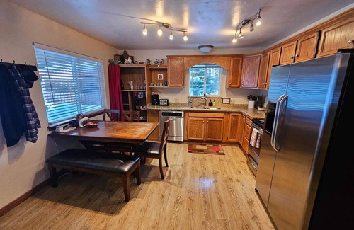 McCall House | Charming house near skiing and golf with hot tub, deck, kayaks, firepit, & W/D