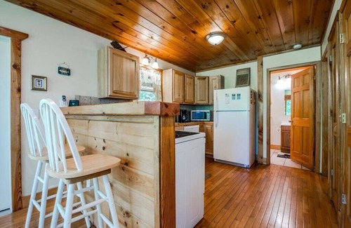Cleveland Cabin | Charming Lake View Cabin | 2BR 2BA | Hot Tub | Game Room | Fishing | Fire Pit