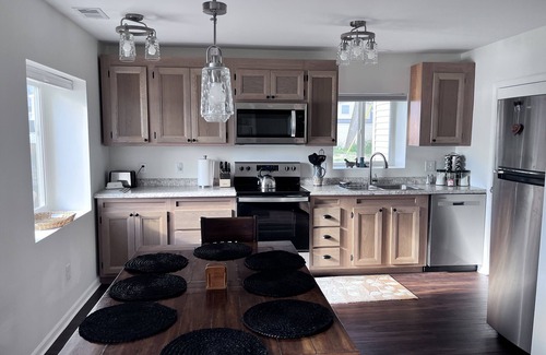 Sister Lakes House | Charming lakefront home on all-sports Little Crooked Lake in Sister Lakes
