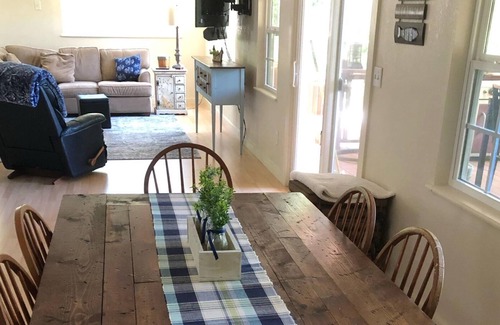 Ketchum House | Charming Lakefront home, hot tub, fire table, dock and boat slip!