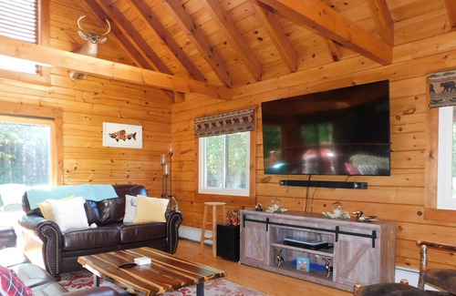 Sweden Cottage | Charming pet friendly (small dogs with review) log home w/plenty of privacy!