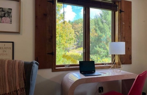 Ellicottville House | Charming Pink Chalet near Holiday Valley | Ski, Shop, Relax & Unwind
