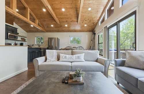 Long Pond Ski Chalet | Charming Pocono Chalet with Sauna and Hot Tub