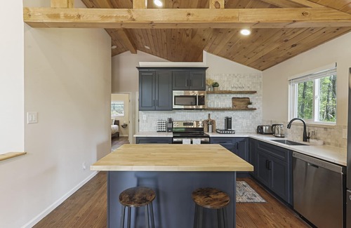 Long Pond Ski Chalet | Charming Pocono Chalet with Sauna and Hot Tub