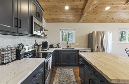 Long Pond Ski Chalet | Charming Pocono Chalet with Sauna and Hot Tub