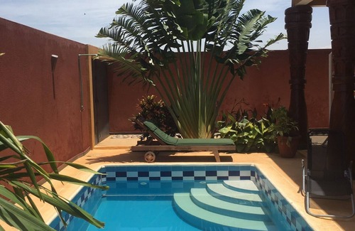 Ngaparou Villa | Charming recent air-conditioned 3 bedroom villa with swimming pool