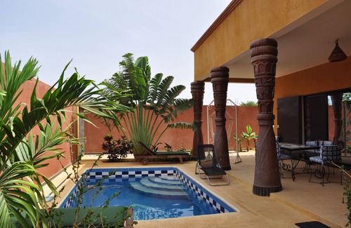 Ngaparou Villa | Charming recent air-conditioned 3 bedroom villa with swimming pool