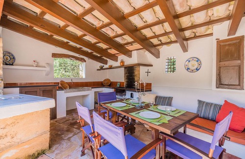 El Vila Ski Chalet | Charming rustic Mallorquin style finca. with pool, wifii, and large garden.