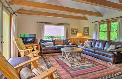 Waynesville Cabin | Charming Storybook Hideaway w/ Fire Pit & Deck!