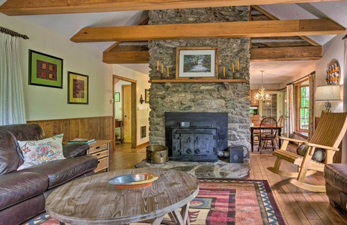 Waynesville Cabin | Charming Storybook Hideaway w/ Fire Pit & Deck!