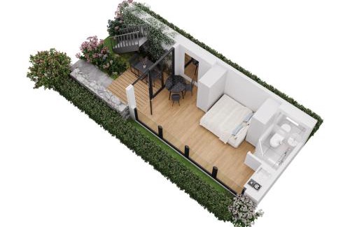 Lucerne House | Charming Tiny Garden House for two