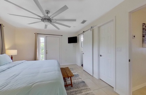 Fort Myers House | Charming waterfront home with firepit, central AC, W/D, & dog-friendly