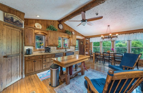 Canton Cabin | Chestnut House | Mountain Views & River Access!