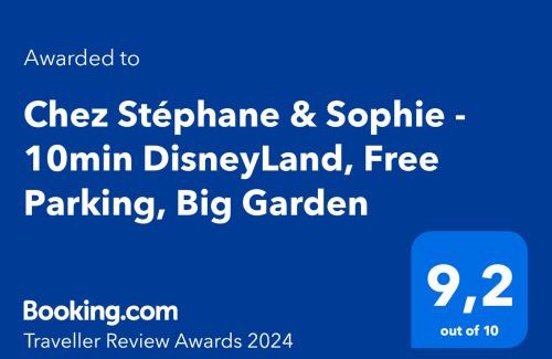 Montevrain Apartment | Chez Stéphane & Sophie - 10min DisneyLand, Free Parking, Big Garden