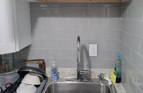 West Side Apartment | Chic 1-bedroom apartment in fantastic Jersey City with Backyard