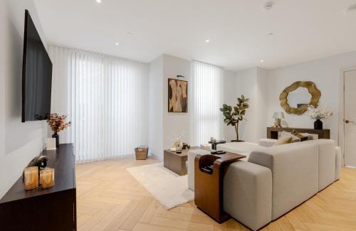 West Hampstead Apartment | Chic 1BR Apt with Terrace & Gym, West Hampstead