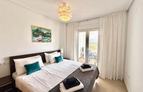 Jeronimo y Avileses y Balsicas de Arriba Apartment | Chic apartment with lovely terrace, pool & golf view