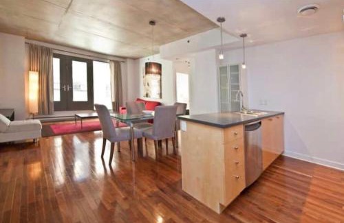 Gay Village Apartment | Chic Downtown Montreal Condo 2 Bed 2 Bath Free Indoor Parking