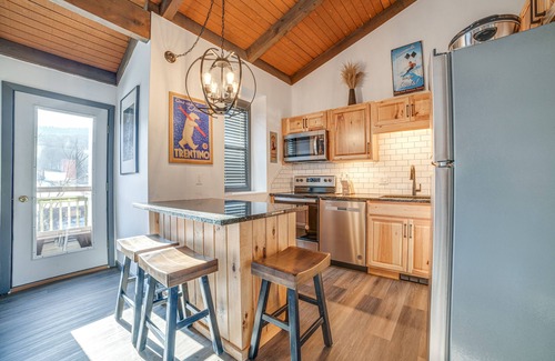 Blodgett Mills House | Chic Greek Peak Ski Resort Townhome w/Balconies!