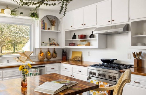 Mableton House | Chic Homestead and food forest landscape