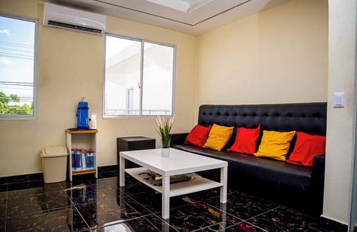 Punta Cana Apartment | Chic hotel in Punta Cana (room with 2 double beds).