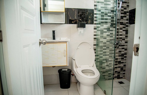 Punta Cana Apartment | Chic hotel in Punta Cana (room with 2 double beds).