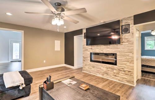 Long Pond House | Chic Long Pond Family Home with Fire Pits and Deck!