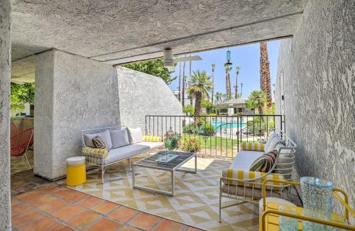 Palm Springs Apartment | Chic Palm Springs Gem with Patio and Pool Access!