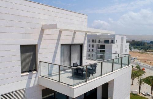 Nahariya Apartment | Chic Sea View Balcony Escape by Sea N' Rent