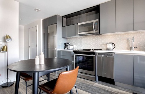 Shawmut Apartment | Chic South End 1BR w/Rooftop, W/D & Gym, nr Restaurants, by Blueground